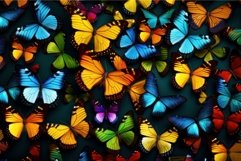 Colorful butterflies insects. Colorful room collection Product Image 1