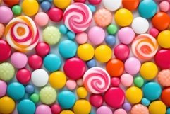 Vibrant Colorful candy background. Generate Ai Product Image 1
