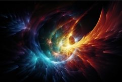 Colorful cosmos explosion. Generate Ai Product Image 1
