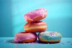 Colorful 3d donut. Generate Ai Product Image 1