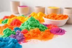 Colorful indoor kinetic sand. Generate ai Product Image 1