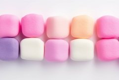 Squishy Colorful marshmallow. Generate Ai Product Image 1