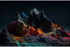 Colorful mountains render wild. Generate Ai Product Image 1