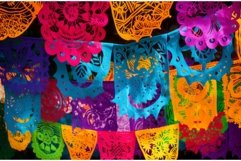 Vibrant colorful paper handwork decoration. Generate ai Product Image 1