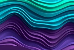 Colorful purple turquoise wave color. Generate Ai Product Image 1