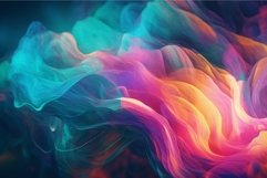Colorful smoke light background. Generate Ai Product Image 1