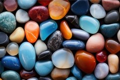 Radiant Colorful gemstones closeup. Generate Ai Product Image 1