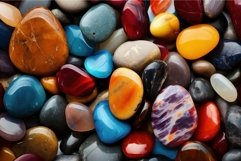 Dazzling Colorful gemstones closeup. Generate Ai Product Image 1