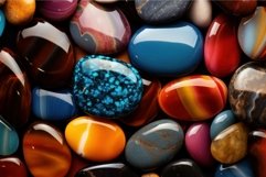 Mesmerizing Colorful gemstones closeup. Generate Ai Product Image 1