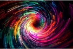 Colorful vortex energy harmony. Generate Ai Product Image 1