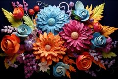 Vibrant Colorful flower bouquet. Spring floral gift Product Image 1