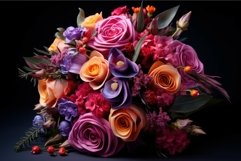 Breathtaking Colorful flower bouquet. Spring floral gift Product Image 1