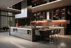 Contemporary kitchen. Generate Ai Product Image 1