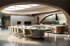 Stylish Contemporary kitchen. Generate Ai Product Image 1