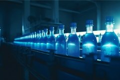 Conveyor belt soda. Generate Ai Product Image 1