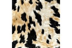 Cow fur fashion banner. Generate Ai Product Image 1