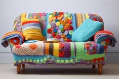 Cozy sofa. Generate Ai Product Image 1