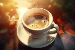 White coffee cup. Generate Ai Product Image 1