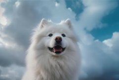 Cute white dog. Generate Ai Product Image 1