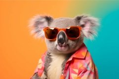 Cute colorful koala. Generate Ai Product Image 1