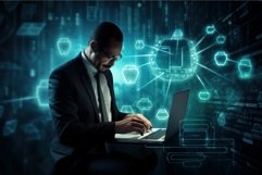 Cyber security. Generate Ai Product Image 1