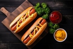 Delicious hot dog. Generate Ai Product Image 1