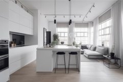 Modern kitchen. Generate Ai Product Image 1