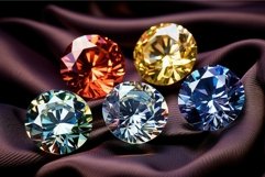 Alluring Different colored diamonds. Generate Ai Product Image 1