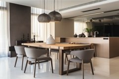 Dinning room interior. Generate Ai Product Image 1