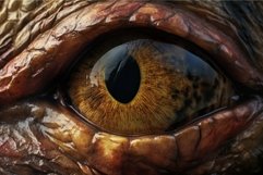 Dinosaur eye closeup. Generate Ai Product Image 1