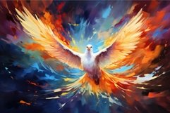 Dove holy spirit fly. Generate Ai Product Image 1