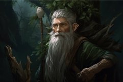 Forest old druid. Generate Ai Product Image 1