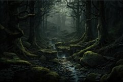 Nature-loving Forest druid. Generate Ai Product Image 1