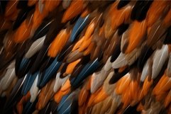 Duck feathers colorful. Generate Ai Product Image 1