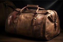 Duffel bag handbag vintage. Generate AI Product Image 1