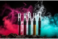 E cigarette modern for vaping. Generate Ai Product Image 1