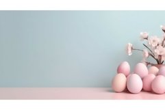 Easter day banner eggs. Generate Ai Product Image 1