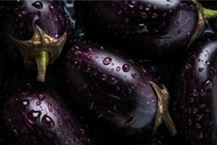 Eggplant vegetables. Generate Ai Product Image 1