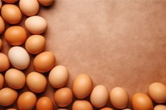 Eggs background food. Generate Ai Product Image 1