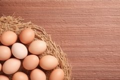 Eggs background. Generate Ai Product Image 1