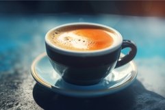 Espresso foam cup. Generate Ai Product Image 1