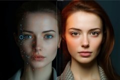 Innovative Face detection analyze. Generate Ai Product Image 1