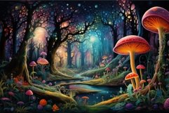 Enchanted Fairy forest. Generate Ai Product Image 1