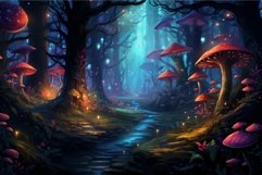 Magical Fairy forest. Generate Ai Product Image 1