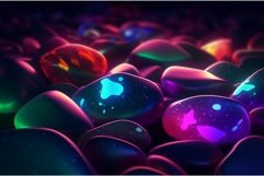 Fantasy stones neon. Generate Ai Product Image 1