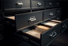 File cabinet drawer. Generate Ai Product Image 1