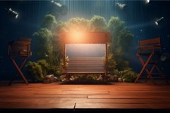 Intricate Film production scene background. Generate Ai Product Image 1