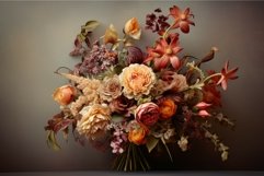 Delicate Flowers vintage bouquet. Generate Ai Product Image 1