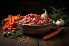 Food bowl meat vegetables cuisine. Generate Ai Product Image 1