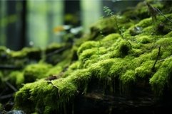 Lush Forest moss nature. Generate Ai Product Image 1